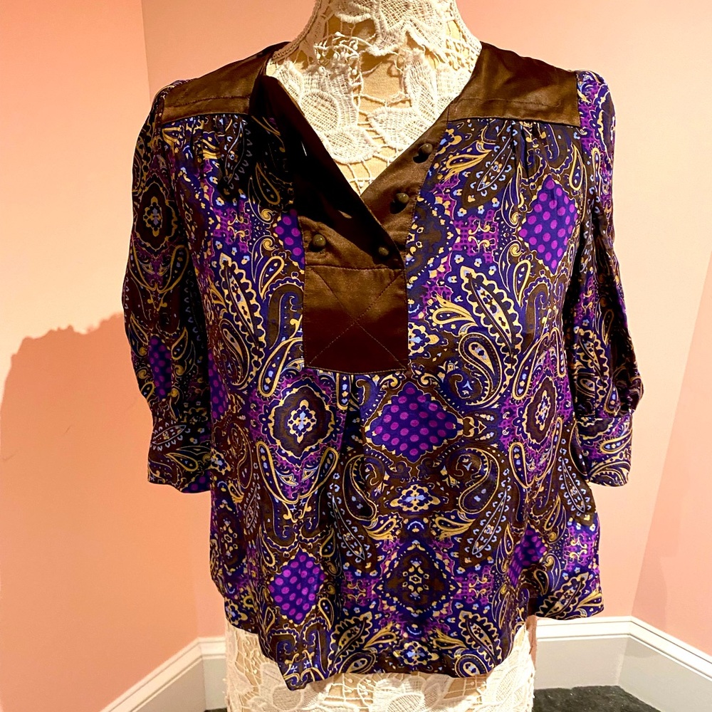 Banana republic silk top
